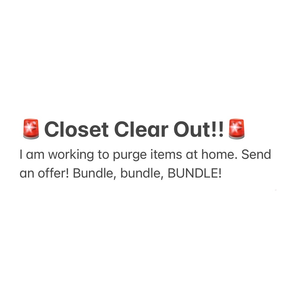 🚨Closet Clear Out🚨